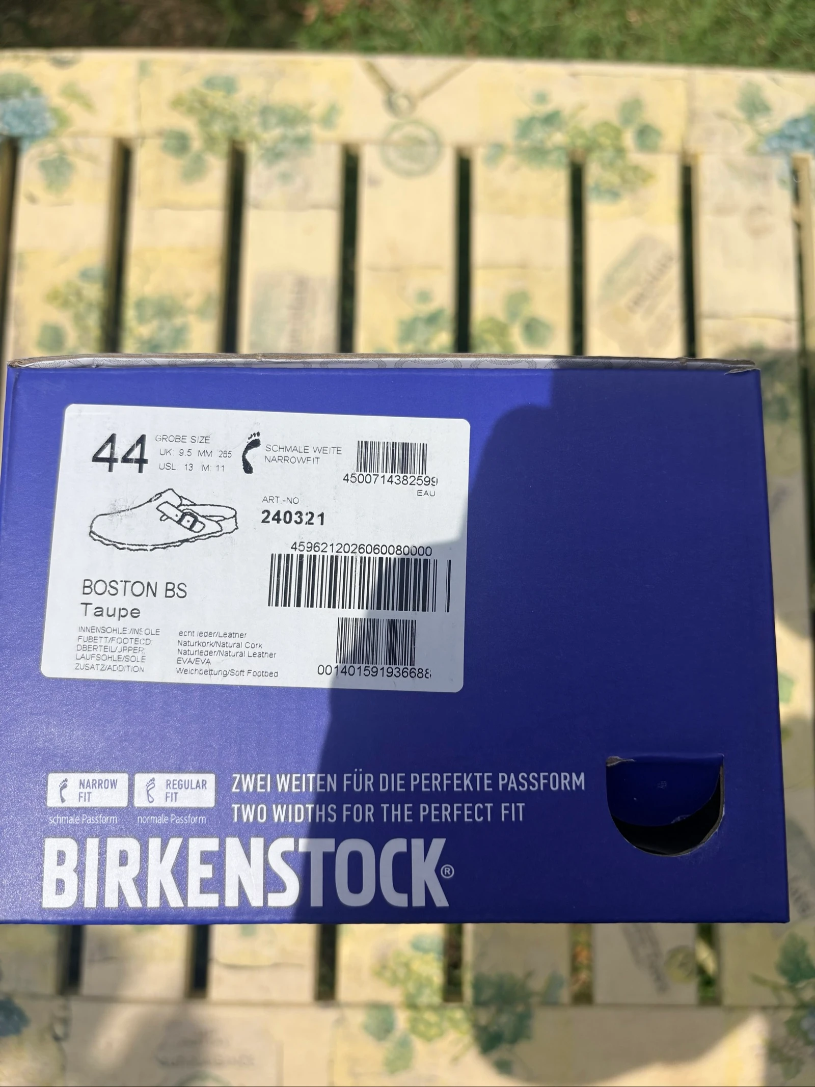 Birkenstock Boston – Taupe – Taille 44 – photo 9
